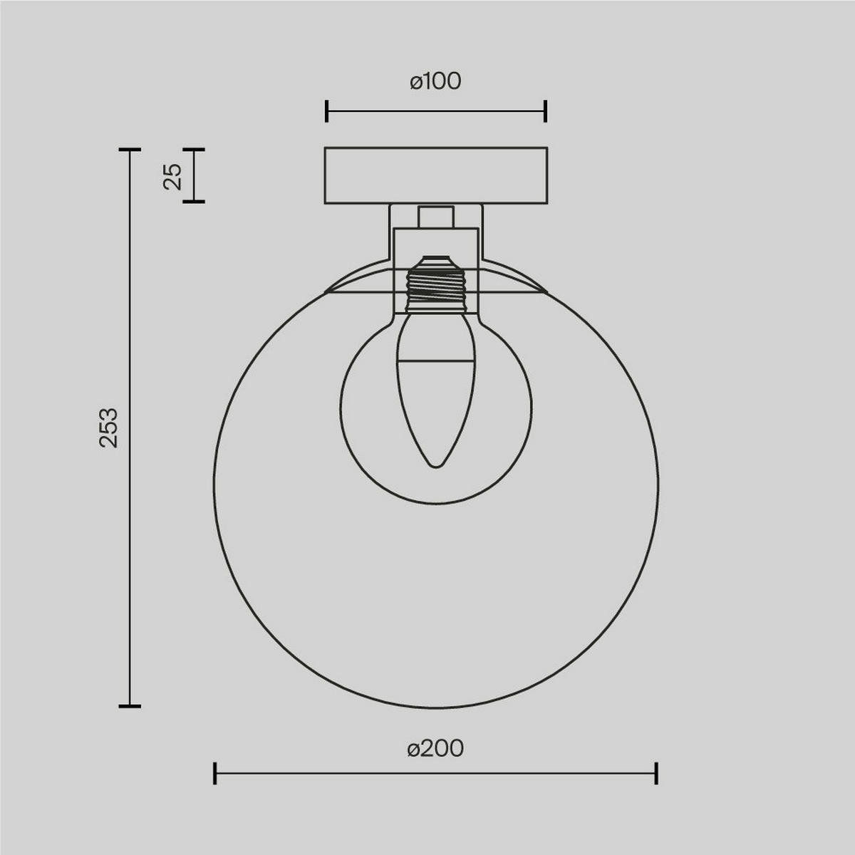 WANDLEUCHTE Basic form 20/20 cm  - Goldfarben, Design, Metall (20/20cm) - MAYTONI