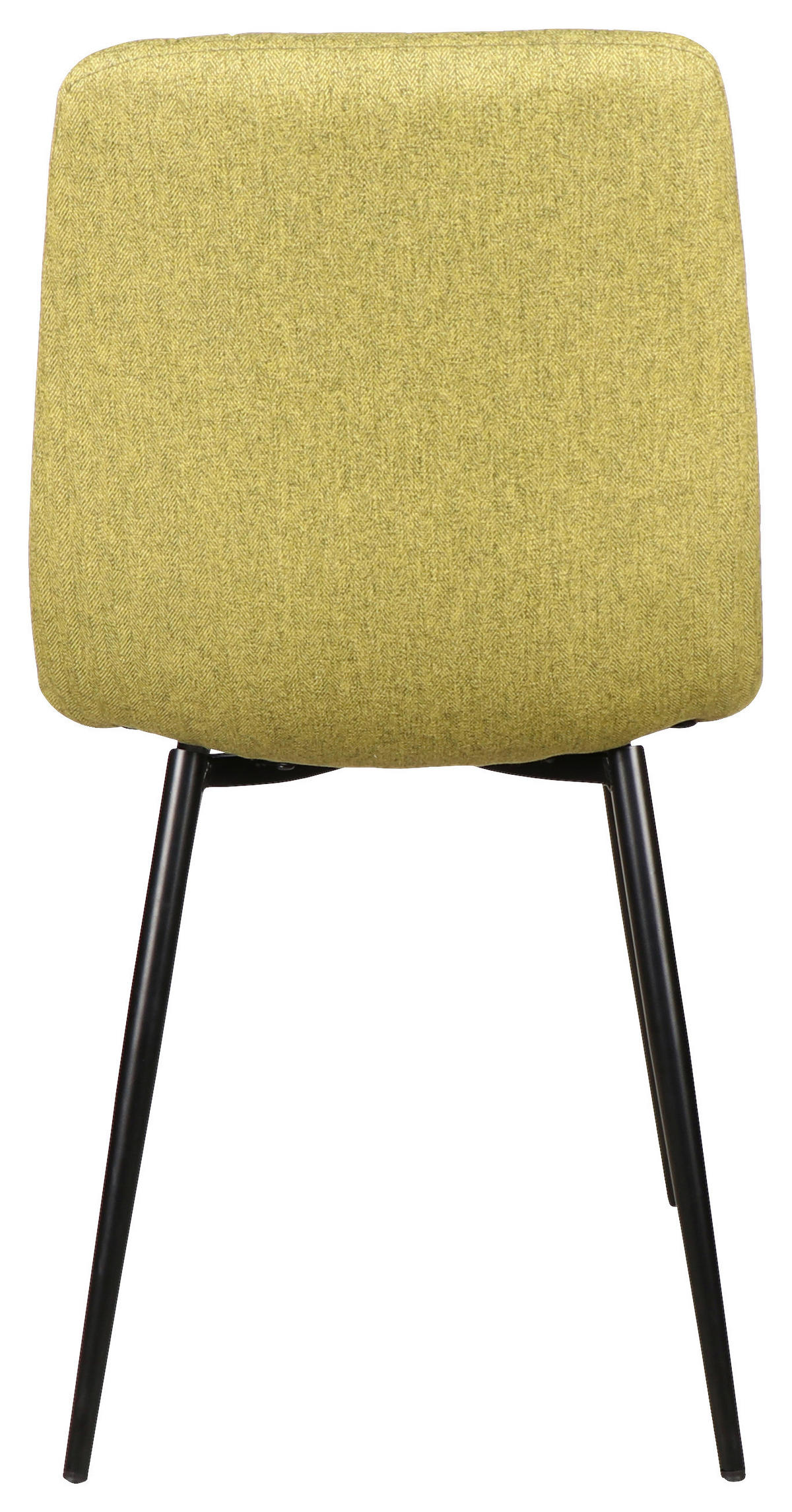 STUHL Webstoff Schwarz, Hellgrün  - Schwarz/Hellgrün, Design, Textil/Metall (45/86/55cm) - Xora