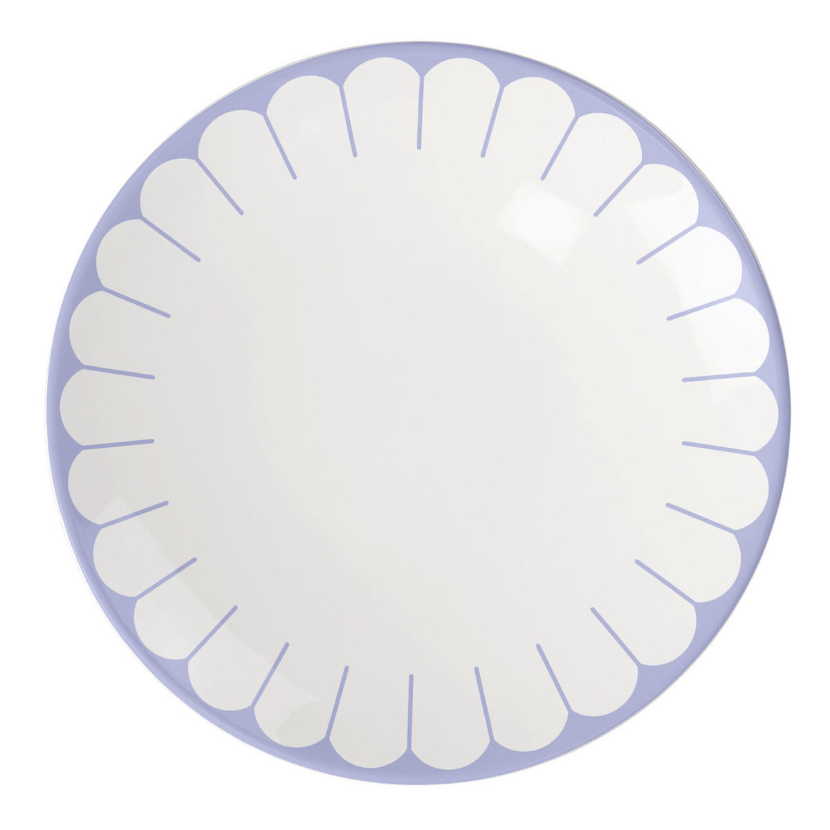 FRÜHSTÜCKSTELLER Fleur Bleu    - Weiß/Hellblau, MODERN, Keramik (21/2,5cm) - Villeroy & Boch
