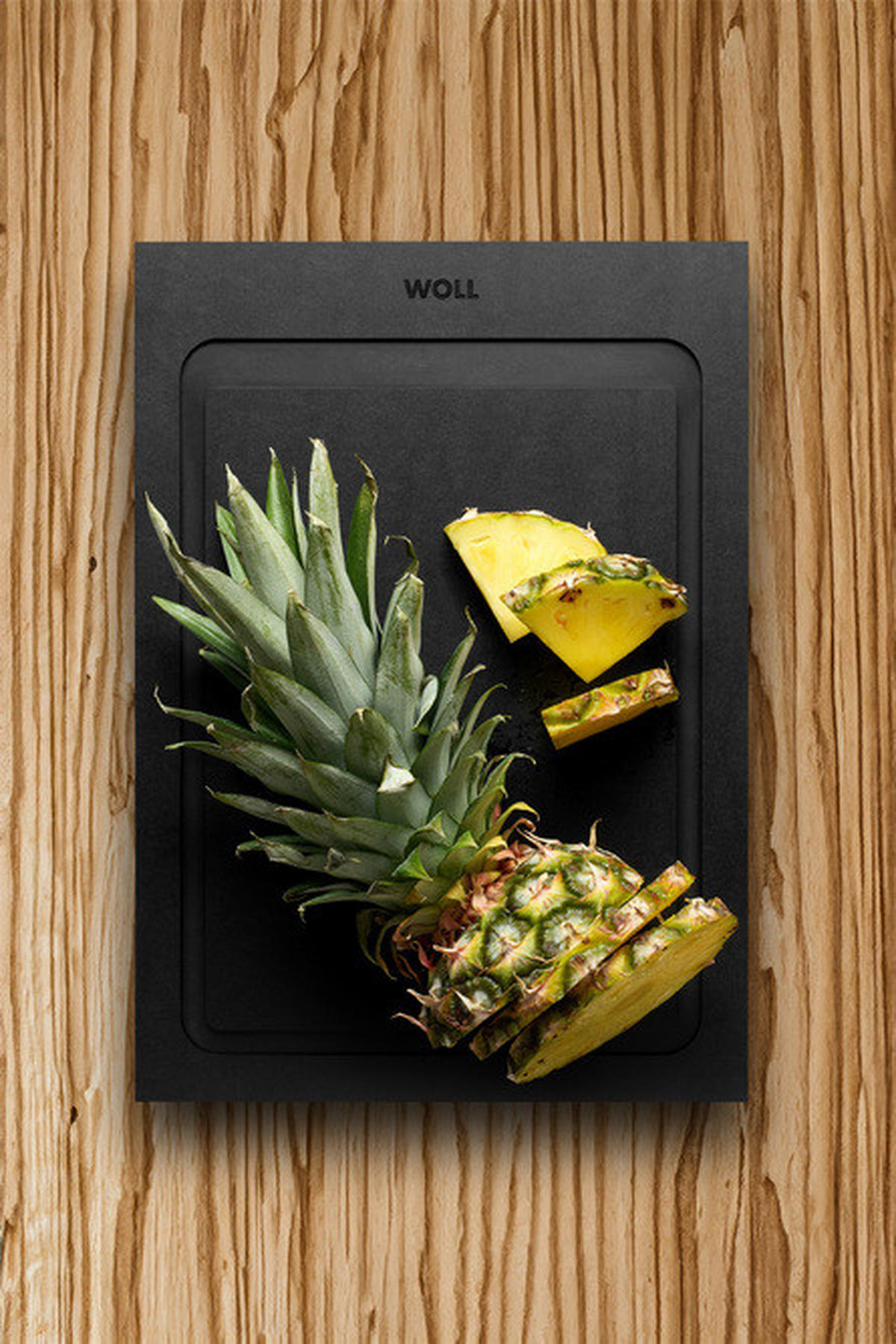 SCHNEIDEBRETT Cut & Serve  - Dunkelgrau/Anthrazit, Basics (35/25/0,7cm) - WOLL