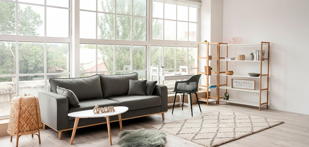 3-SITZER-SOFA Beata Mikrofaser Dunkelgrau  - Wengefarben/Dunkelgrau, Design, Holz/Textil (193/86/87cm) - Livetastic