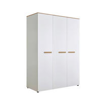 BABYKLEIDERSCHRANK  - Eiche Artisan/Weiß, Basics, Holzwerkstoff/Kunststoff (135/195/60cm) - My Baby Lou