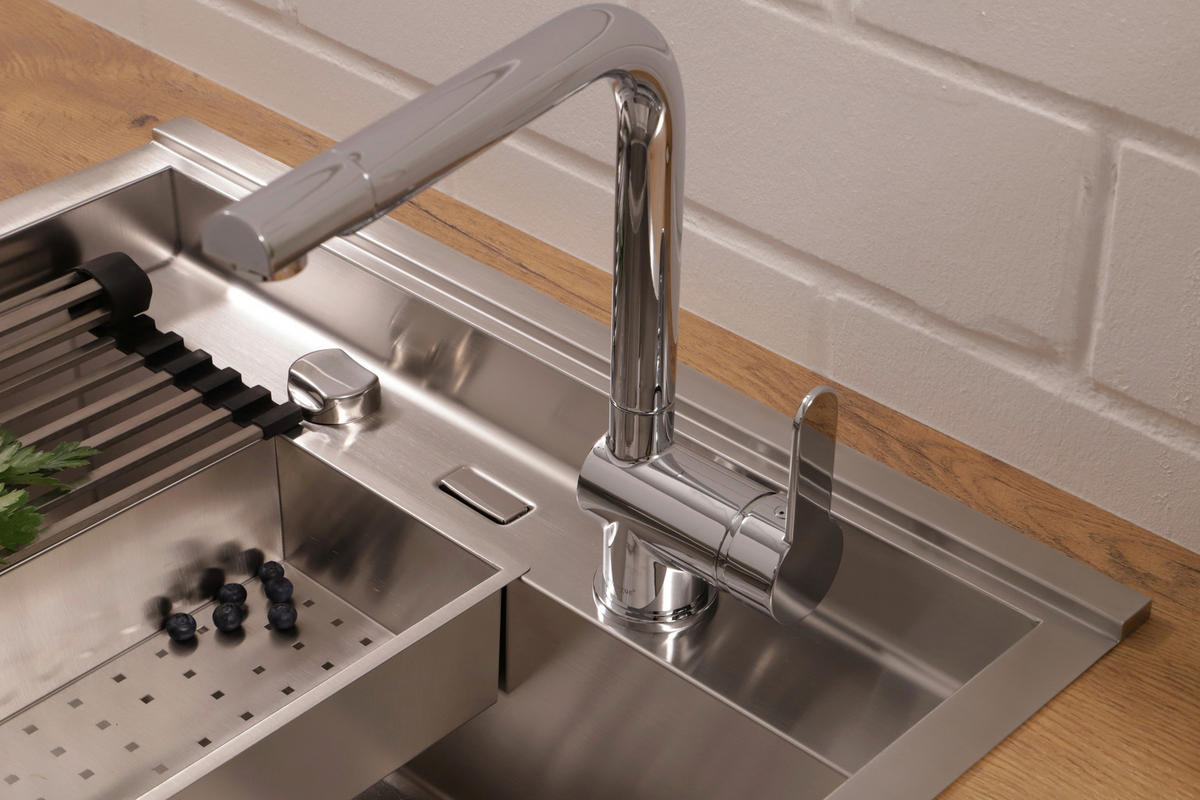 DISKHO 17501000620500100-80  - stålfärgad, Basics, metall (62/24,5/50cm) - Respekta
