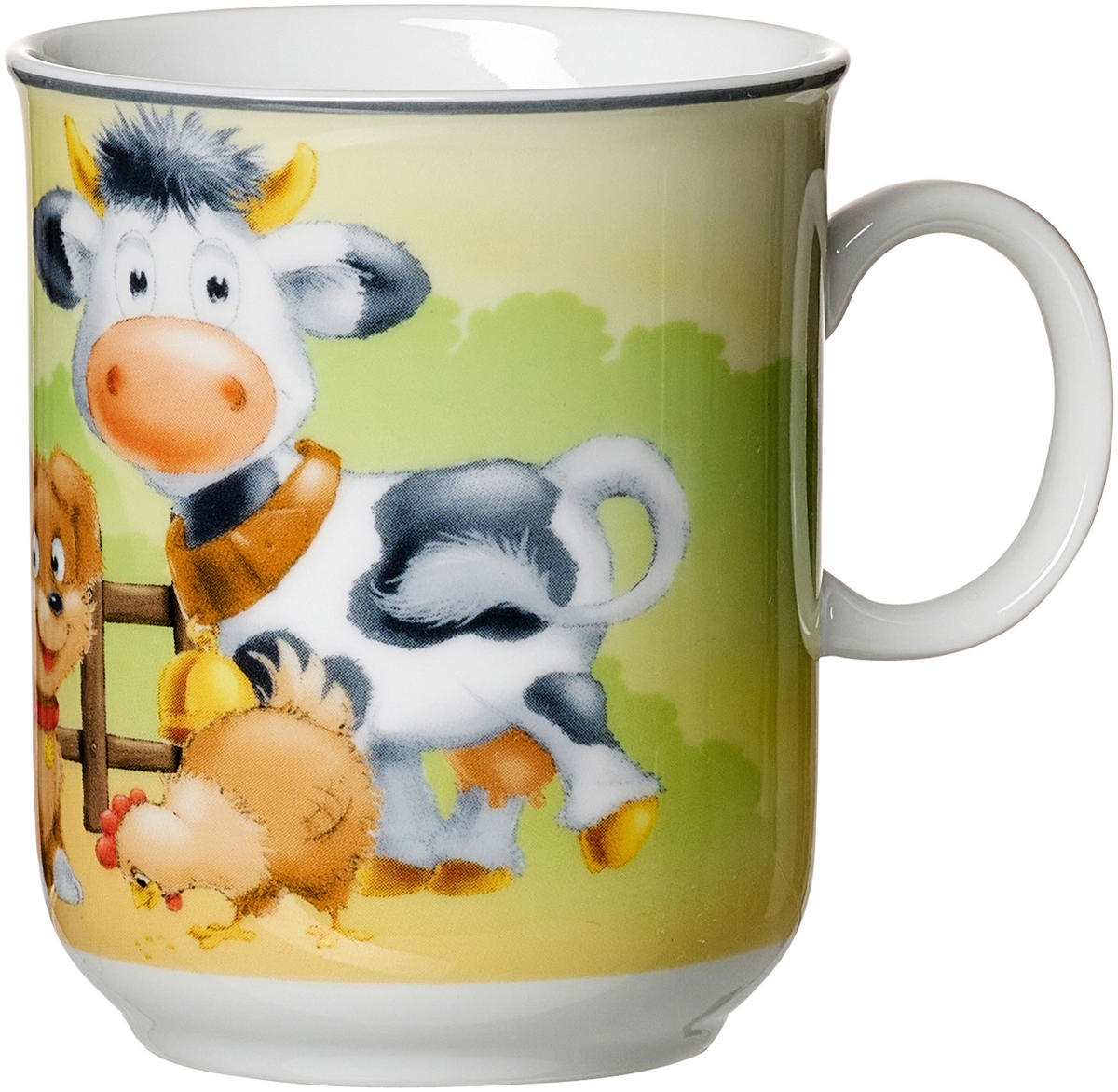 KINDERBECHER Hoftiere  - Schwarz/Braun, KONVENTIONELL, Keramik (11/8/9cm) - Ritzenhoff Breker