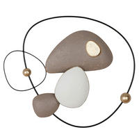 METALLBILD Abstraktes  - Beige/Goldfarben, LIFESTYLE, Metall (60/52/5cm)