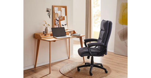 SCHREIBTISCH 120/65/84,50 cm, Kernbuche, Kabeldurchlass, Stauraum  - Buchefarben/Kernbuche, Design, Holz (120/65/84,50cm) - Linea Natura