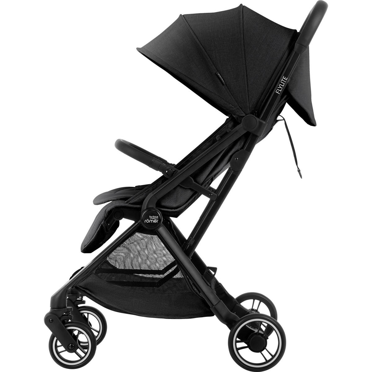 BUGGY FLYLITE  - Schwarz/Grau, Basics, Textil/Metall (45/103/78cm) - Britax Römer