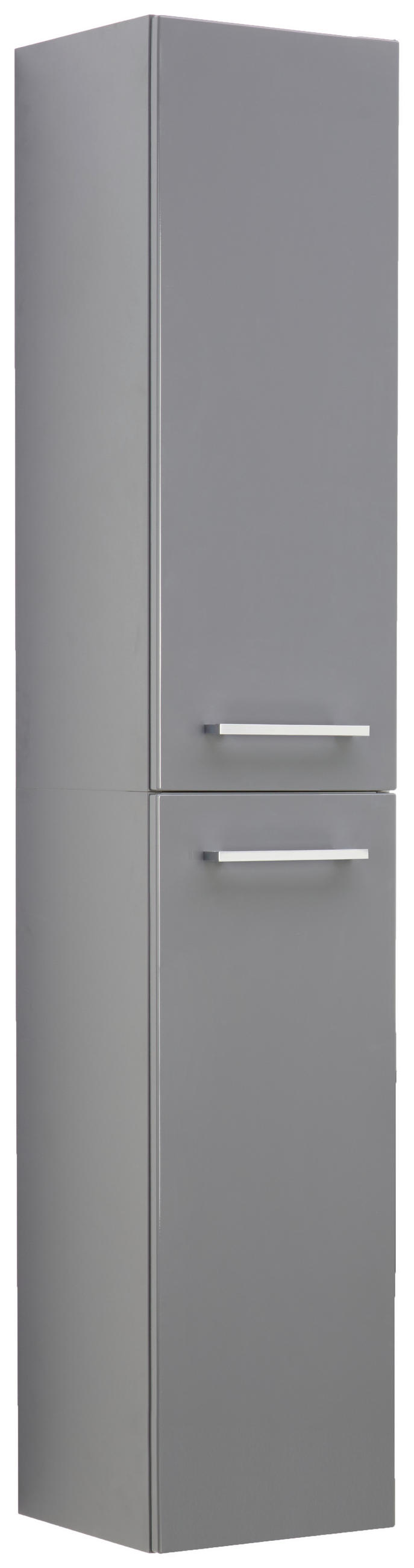 HOCHSCHRANK 30/159/32 cm  - Chromfarben/Anthrazit, MODERN, Glas/Holzwerkstoff (30/159/32cm) - Voleo