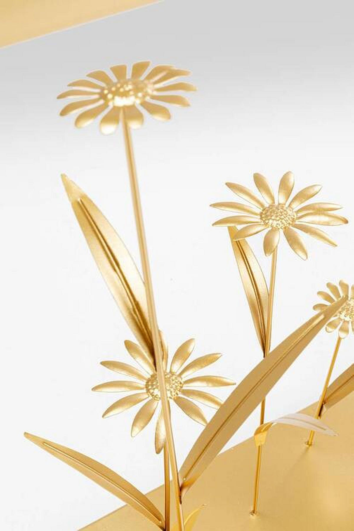 KONSOLENTISCH Goldfarben  - Goldfarben, Design, Glas/Metall (100/25/85cm) - Kare-Design