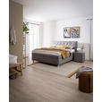 POLSTERBETT Matratze, Lattenrost, Bettkasten, motorische Verstellbarkeit Grau 180/200 cm  - Silberfarben/Weiß, KONVENTIONELL, Holz/Textil (180/200cm) - Esposa