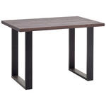 BARTISCH in Holz, Metall 180/100/95 cm   - Eichefarben/Anthrazit, Design, Holz/Metall (180/100/95cm) - Novel