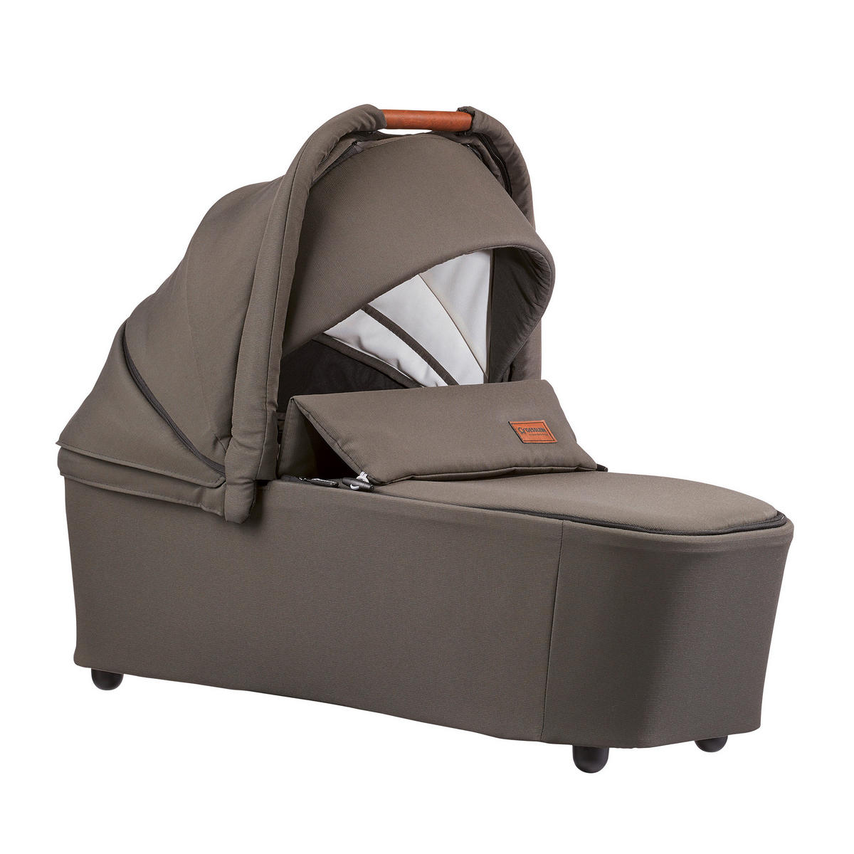 KINDERWAGENSET FX4 Classic  - Cognac/Schwarz, Basics, Leder/Textil (57/129/100cm) - Gesslein