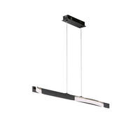 LED-HÄNGELEUCHTE 7,00/95,00/160 cm    - Schwarz, Trend, Metall (7,00/95,00/160cm) - Fischer & Honsel