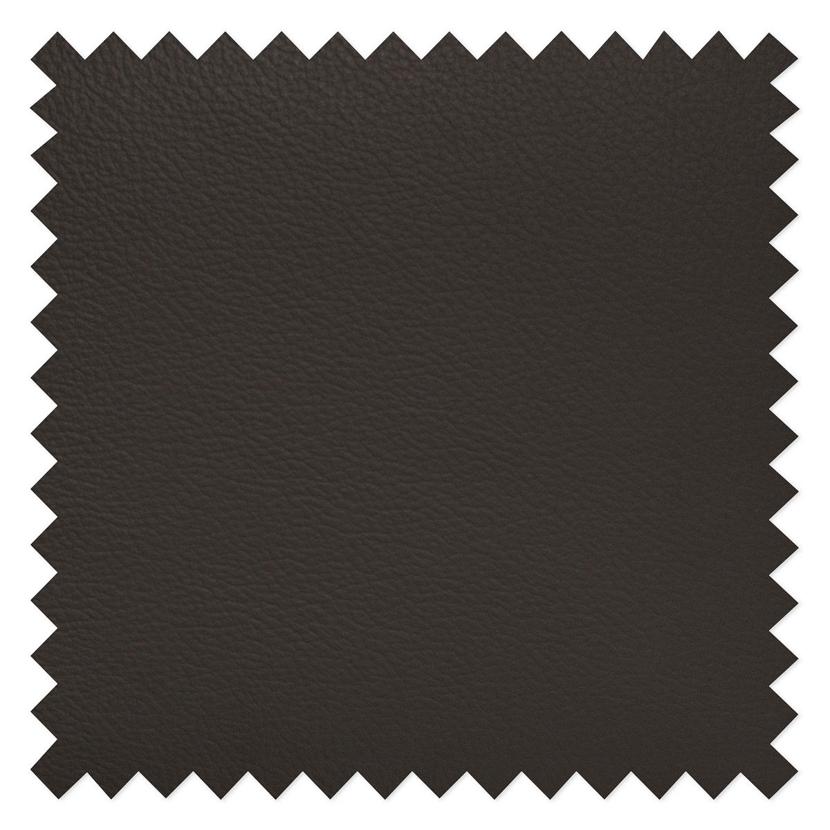ECKSOFA in Lederlook Echtleder Dunkelbraun  - Chromfarben/Dunkelbraun, Design, Leder/Textil (208/245cm) - Livetastic