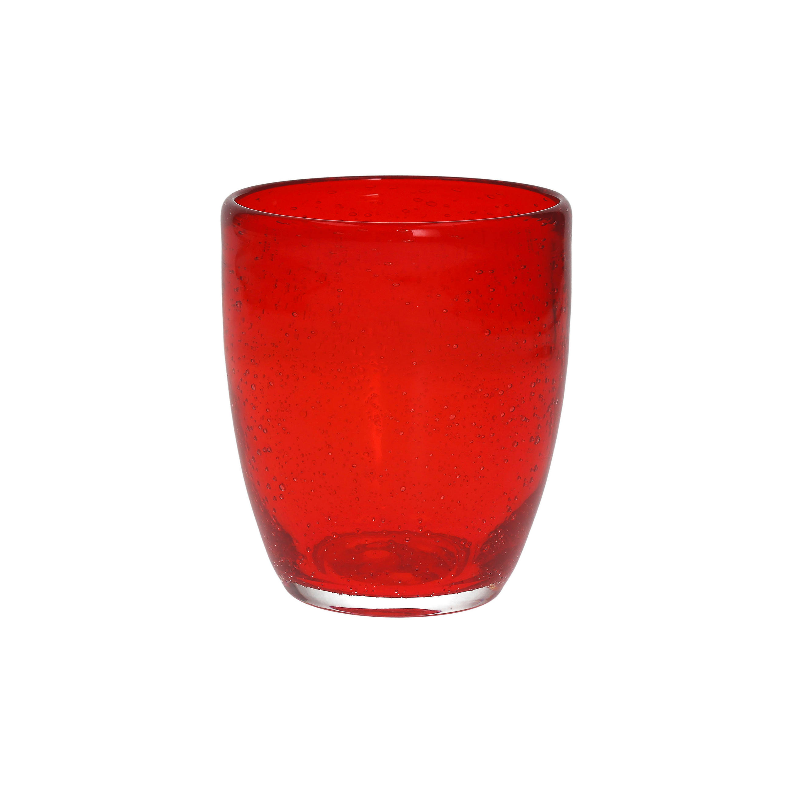 STAKLENA ČAŠA  380 ml  - crvena, Osnovno, staklo (8,5/10cm) - Tognana