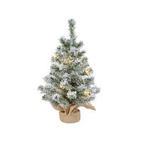 WEIHNACHTSBAUM 45 cm  - Weiß/Grün, Basics, Kunststoff/Textil (30/45cm) - X-Mas