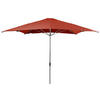 SONNENSCHIRM 300X300 cm Terracotta  - Silberfarben/Terracotta, Basics, Textil/Metall (300/300cm) - Doppler