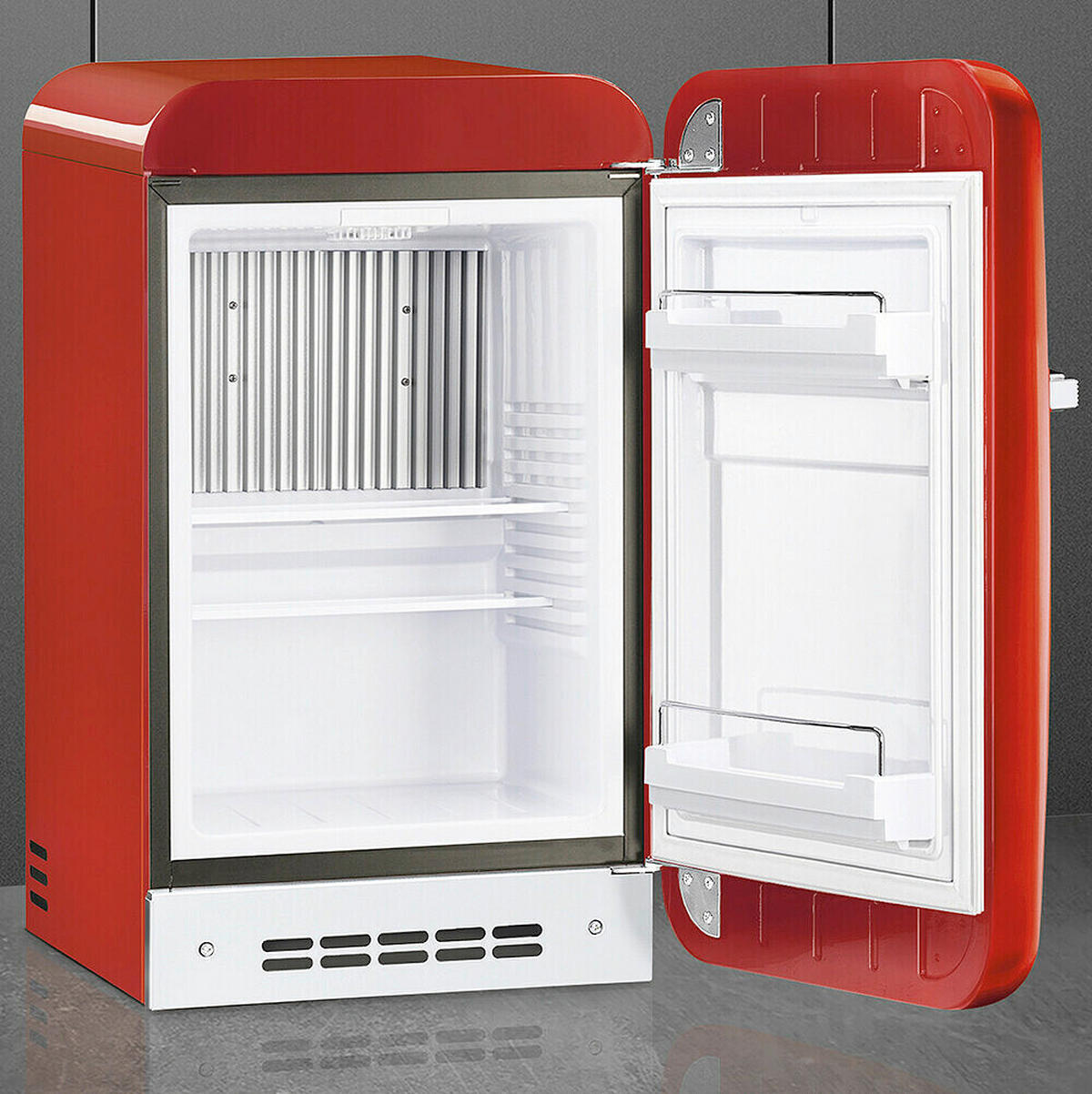 MINIKÜHLSCHRANK - Rot, Trend, Metall (40.4/72.5/57cm) - SMEG