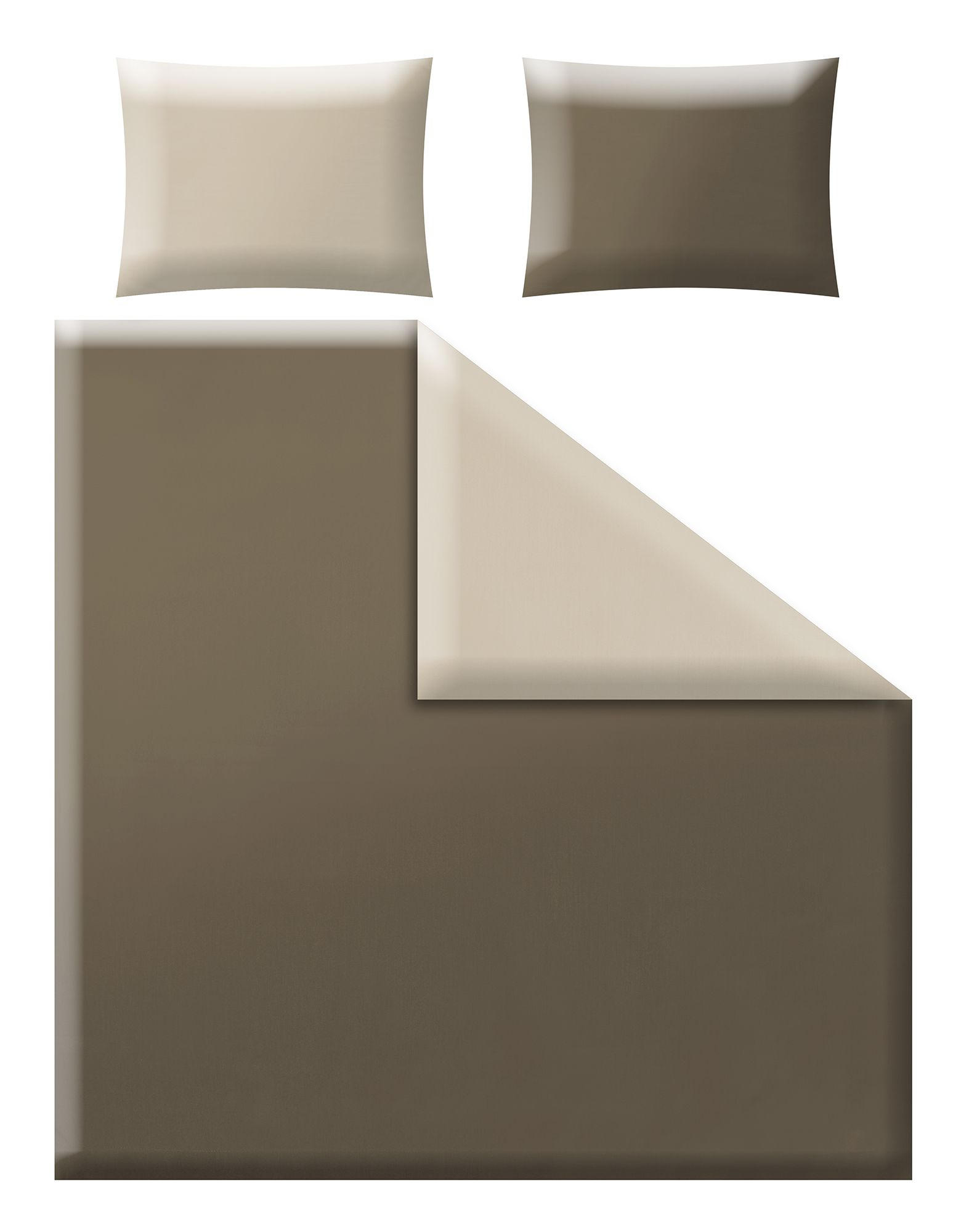 POSTELJINA S DVA LICA 240/220 cm  HANA  - prirodne boje/smeđa, Konvencionalno, tekstil (240/220cm) - Novel