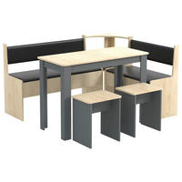 ECKBANKGRUPPE in Holzwerkstoff Anthrazit  - Anthrazit, MODERN, Holzwerkstoff (153/115cm) - MID.YOU