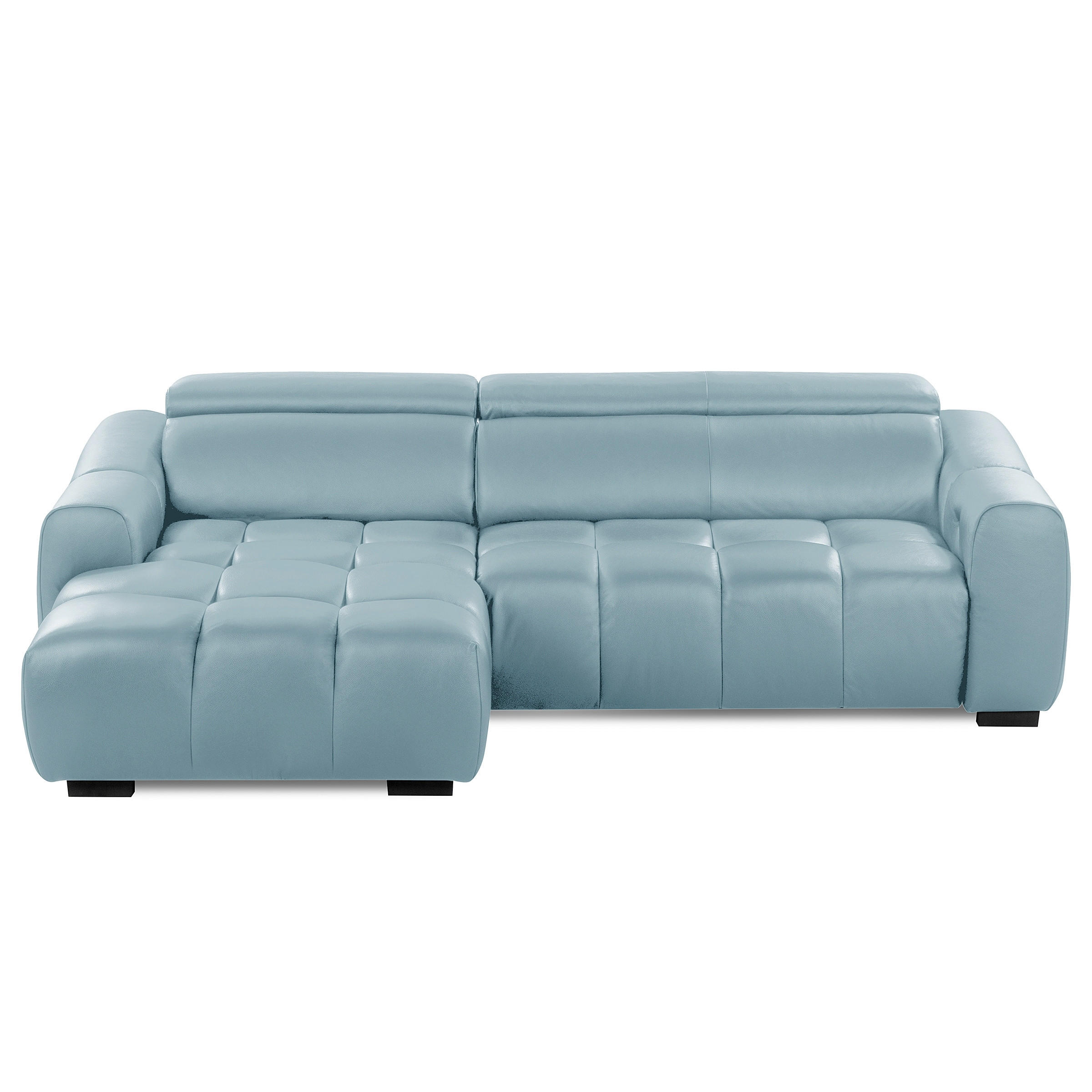 Livetastic Ecksofa Aveiro Hellblau 274x177 cm
