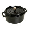 SCHMORTOPF LA COCOTTE 3,8 L  - Schwarz, Basics, Metall (24cm) - Staub