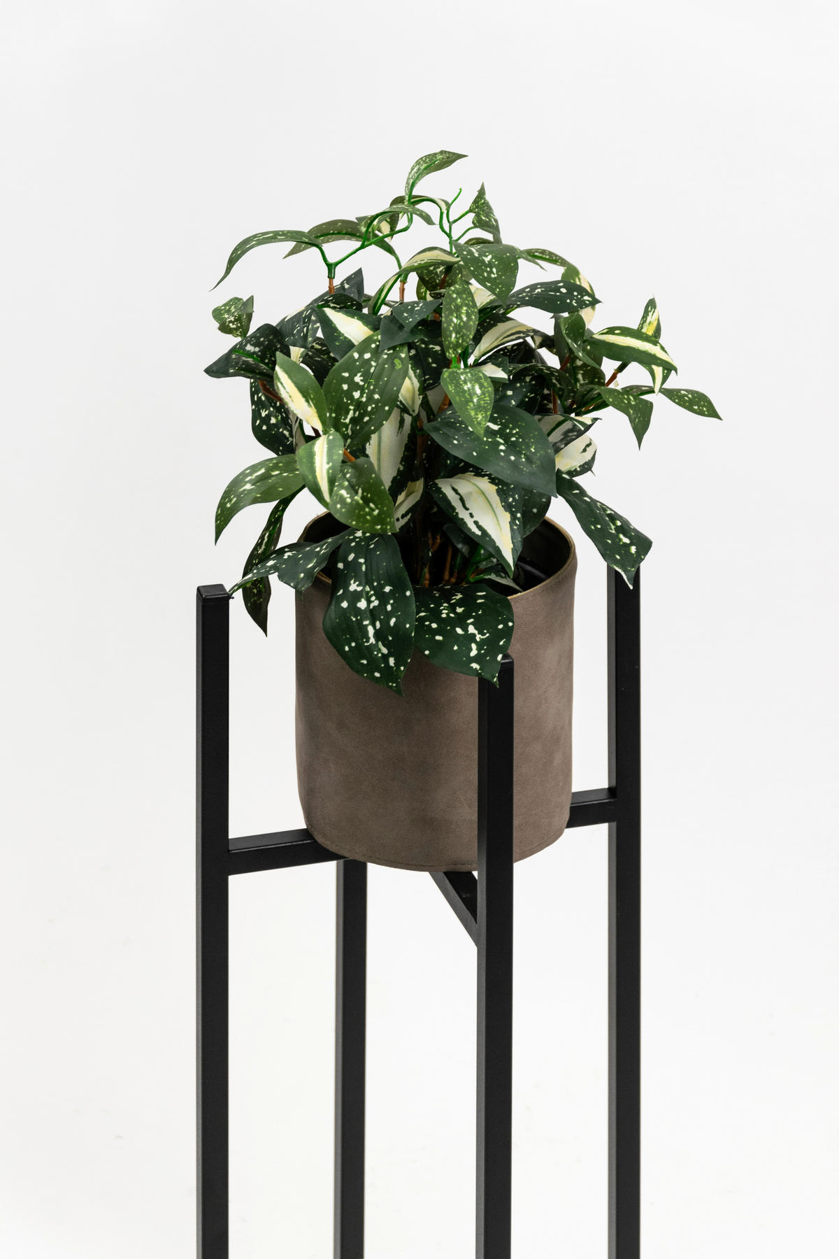 BLUMENSTÄNDER Metall  - Schwarz, Basics, Metall (22/90/22cm)