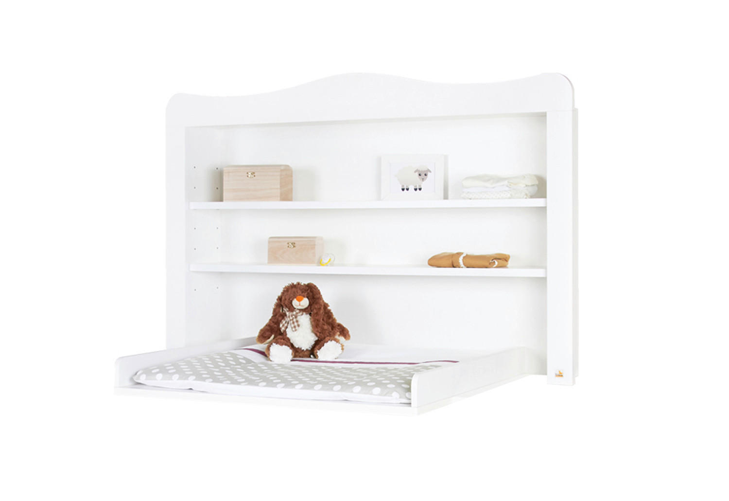 ÜBERBAUREGAL PINOLINO FLORENTINA  - Weiß, ROMANTIK / LANDHAUS, Holzwerkstoff (130/87/22cm) - Pinolino