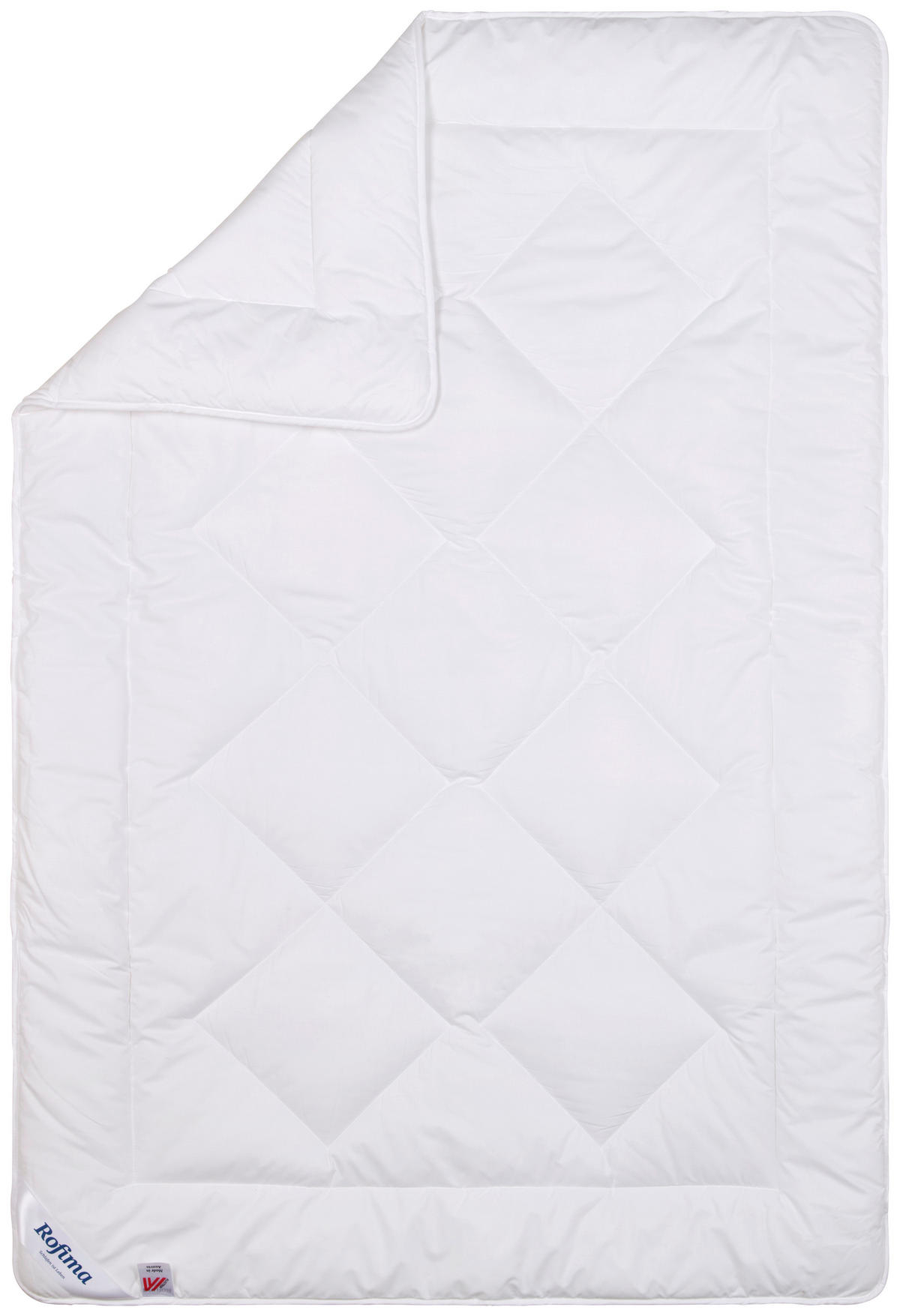 GANZJAHRESDECKE  Klimasoft 140/200 cm 50.00 % Polyester (recycelt), 50.00 % Lyocell  - Weiß, Basics, Textil (140/200cm) - Rofima