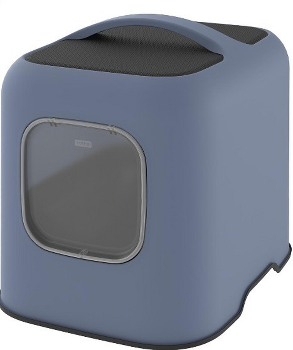 KATZENTOILETTE - Pastellblau, Basics, Kunststoff (39,5/44,3/51cm) - Rotho