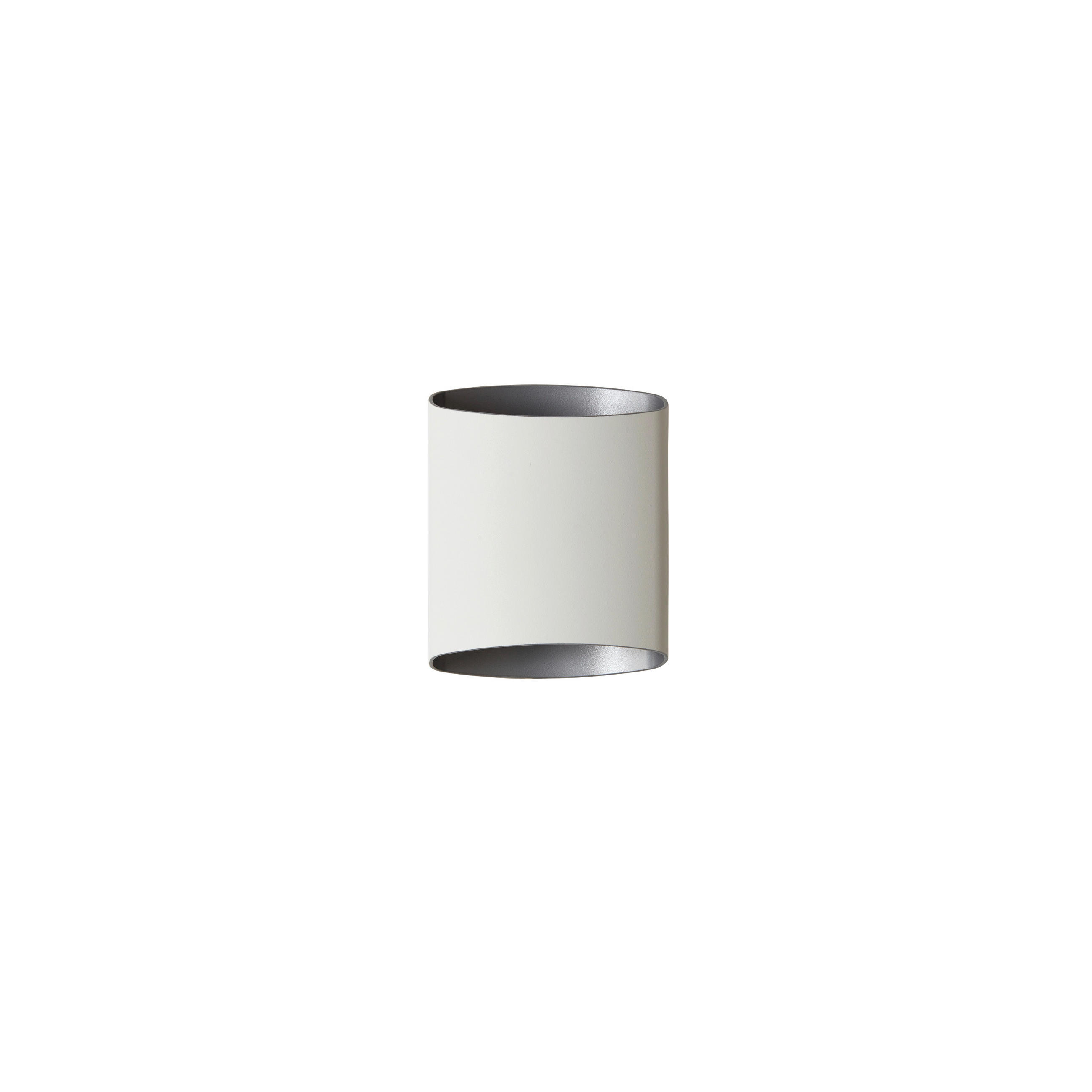 WANDLEUCHTE Sinne 10,6/13,5/17 cm   - Silberfarben/Weiß, Design, Metall (10,6/13,5/17cm) - Belid