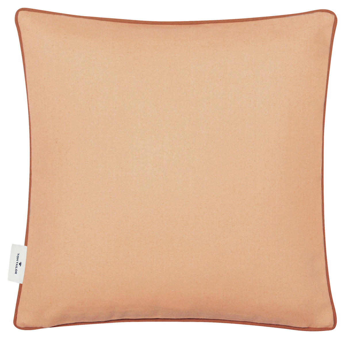 KISSENHÜLLE Dove Signature 40/40 cm  - Koralle/Orange, KONVENTIONELL, Textil (40/40cm) - Tom Tailor