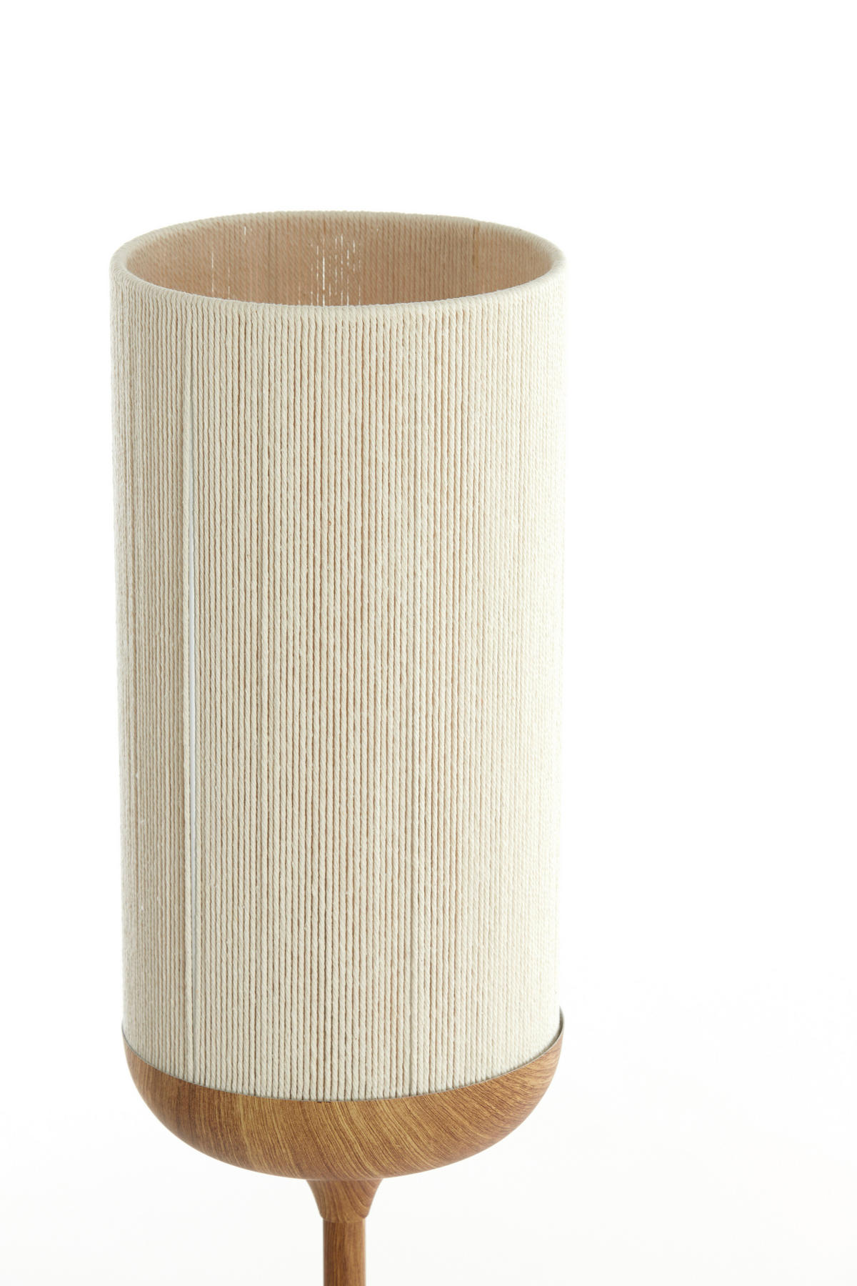 STEHLEUCHTE Dania 23/159/23 cm   - Braun, Design, Kunststoff/Textil (23/159/23cm) - Light & Living