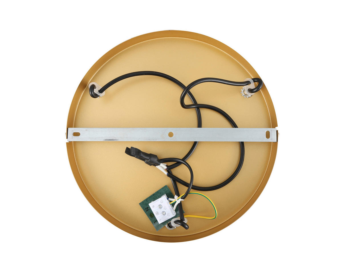 HÄNGELEUCHTE 41/120 cm   - Goldfarben, Design, Metall (41/120cm) - Collet's Monde