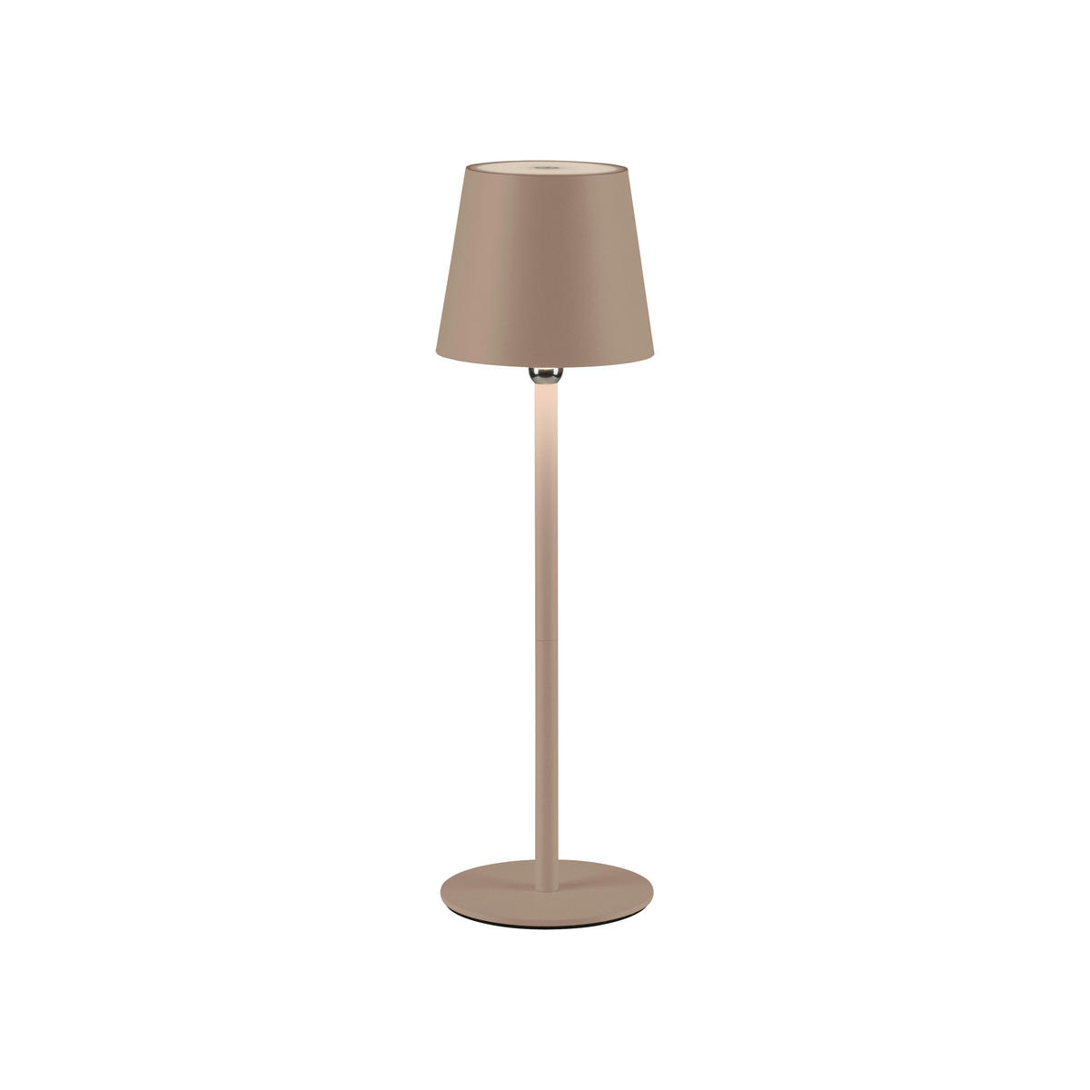 LED-TISCHLEUCHTE Boteria 11/11/37 cm   - Sandfarben, MODERN, Kunststoff/Metall (11/11/37cm)