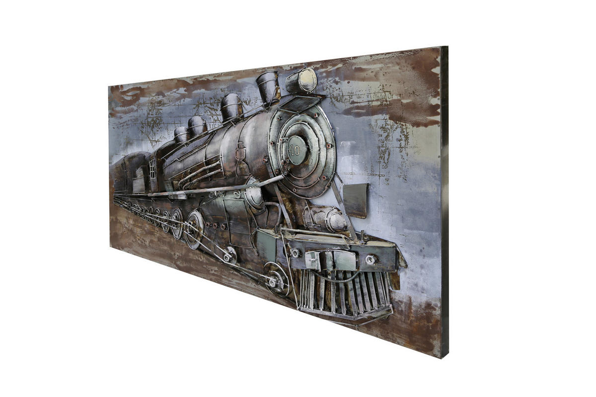 METALLBILD Fahrzeuge 150/70 cm  - Multicolor, Trend, Metall (150/70cm) - Monee