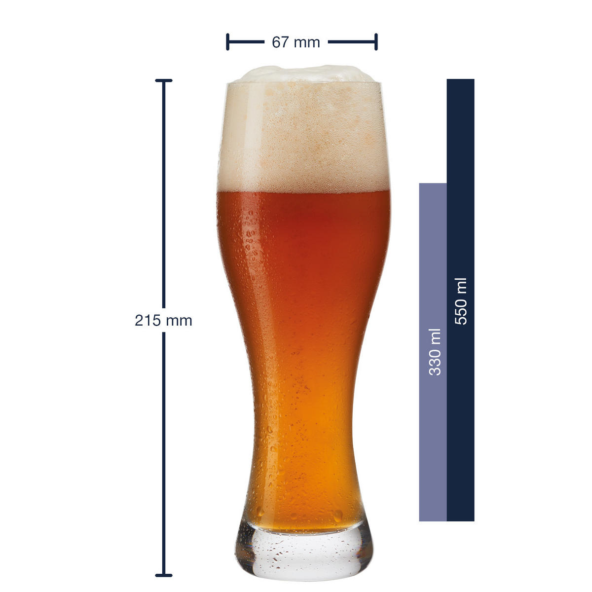 GLÄSERSET Taverna 8-teilig  - Transparent, Basics, Glas (7,50/21,00cm) - Leonardo
