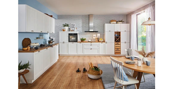 EINBAUKÜCHE   - Weiß, LIFESTYLE, Holzwerkstoff - Novel