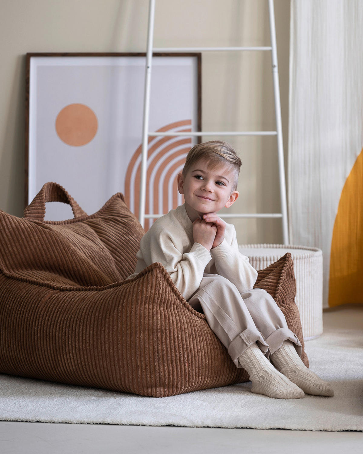 SITZSACK  - Braun, Basics (80/70/50cm)