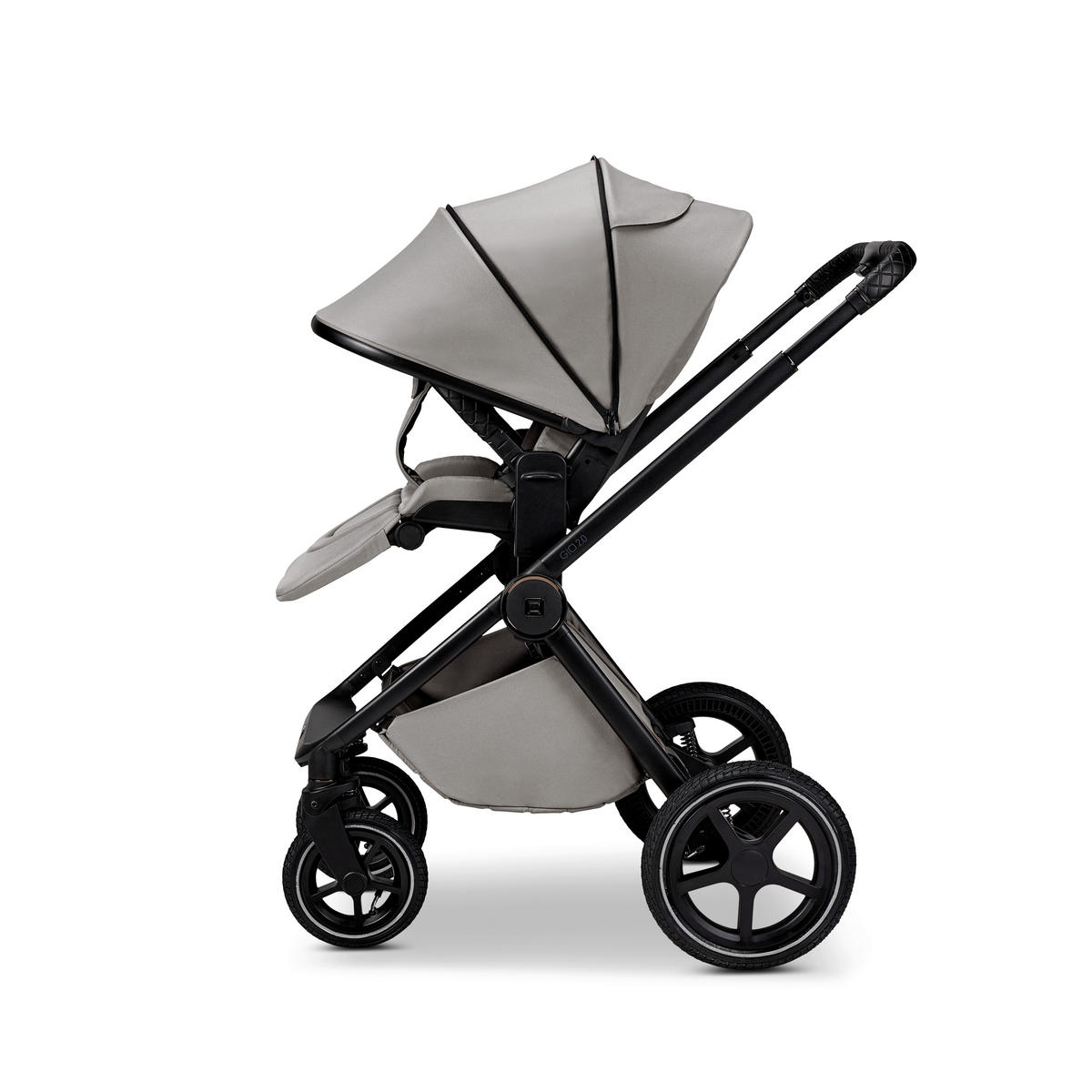 KOMBIKINDERWAGEN  Gio 2.0  Ghost  - Blaugrau, Basics (84/61/114cm) - Moon
