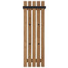GARDEROBENPANEEL  in 40/120/22 cm  - Schwarz/Naturfarben, Basics, Holz/Metall (40/120/22cm)
