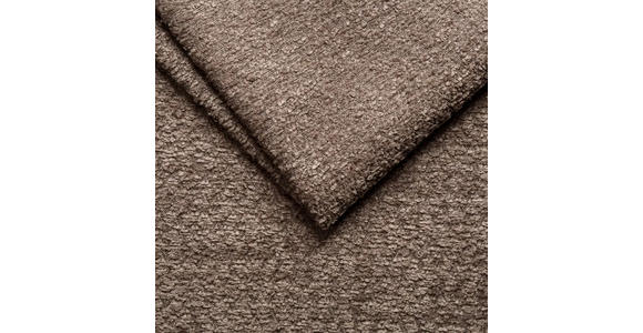 HOCKER in Textil Taupe  - Taupe/Schwarz, KONVENTIONELL, Textil/Metall (99/46/77cm) - Carryhome