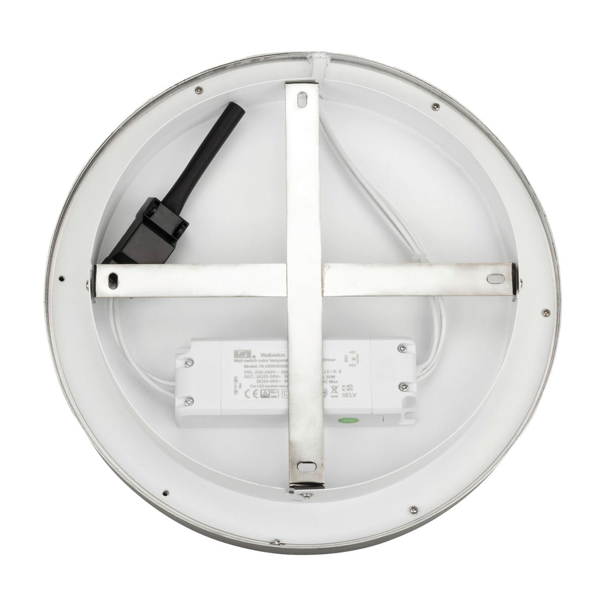 LED-DECKENLEUCHTE 22 W  30,5/5,5 cm    - Alufarben, Basics, Metall (30,5/5,5cm) - Novel