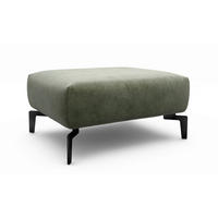 HOCKER in Textil Waldgrün  - Waldgrün/Schwarz, Design, Textil/Metall (90/70/46cm) - SENSOO