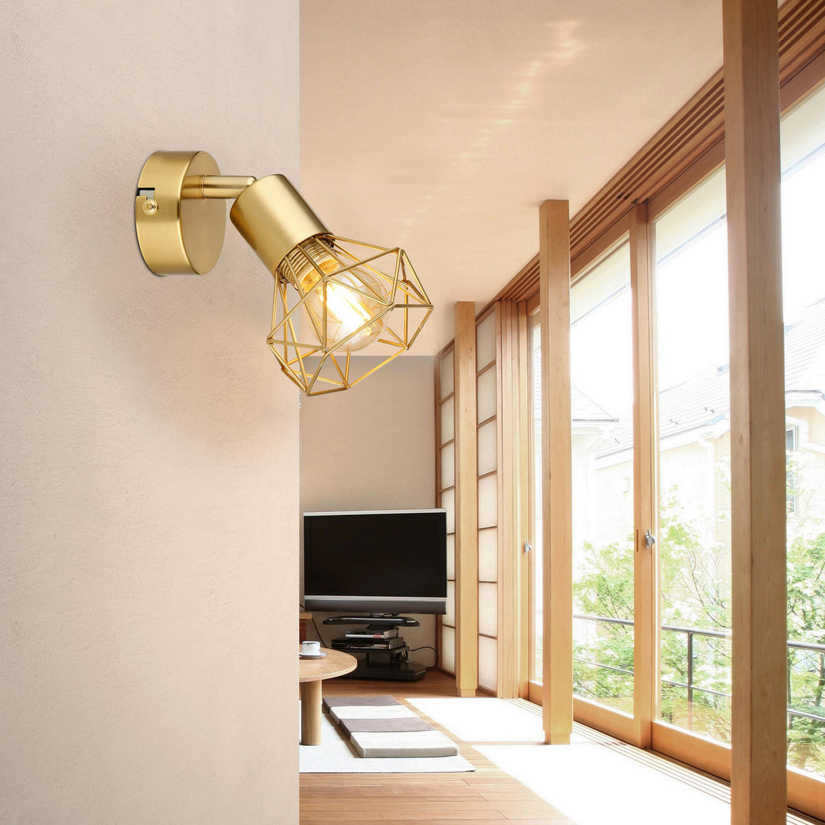 STRAHLER - Goldfarben, Design, Metall (8/13/13,5cm) - Globo