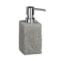 TVÅLPUMP plast  - grafitfärgad, Basics, plast (16/6,5/6,5cm)