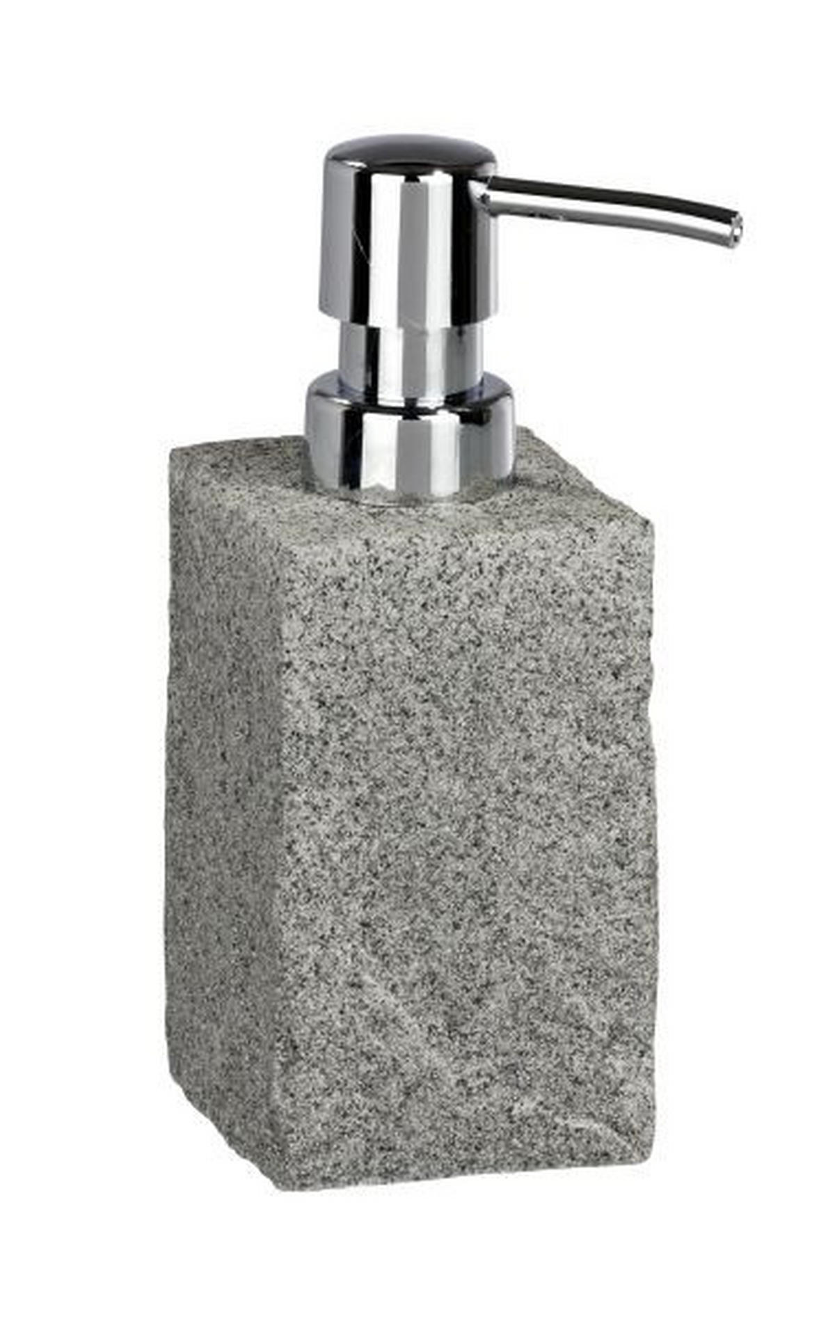 TVÅLPUMP plast  - grafitfärgad, Basics, plast (16/6,5/6,5cm)