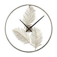 ZIDNI SAT   55,5/55,5/3,5 cm       - zlatne boje, Basics, metal (55,5/55,5/3,5cm)