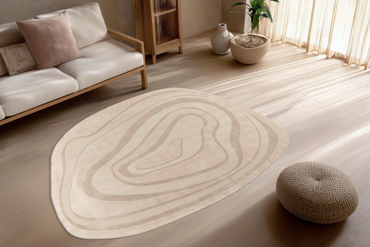 WEBTEPPICH 160/230 cm Livorno Beige  - Beige, Trend, Textil (160/230cm) - Batucci