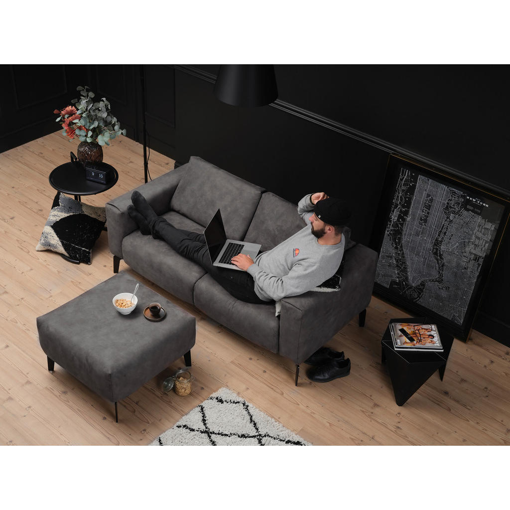 Thumbnail - Sensoo Zweisitzer Cosy, Braun, Textil, 2-Sitzer, 180x86x86-94 cm, Stoffauswahl, Armteil links, rechts, Wohnzimmer, Sofas...